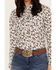 Image #3 - Wrangler Women's Paisley Long Sleeve Western Pearl Snap Shirt, Blue/white, hi-res