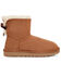 Image #2 - UGG Women's Mini Bailey Bow II Boots, Chestnut, hi-res
