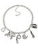 Image #1 - Lainey Wilson Women's Rodeo Charm Necklace, Silver, hi-res
