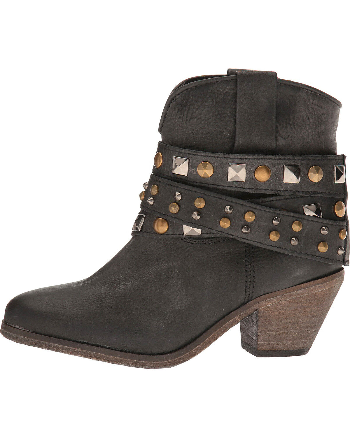 corral studded strap ankle boots