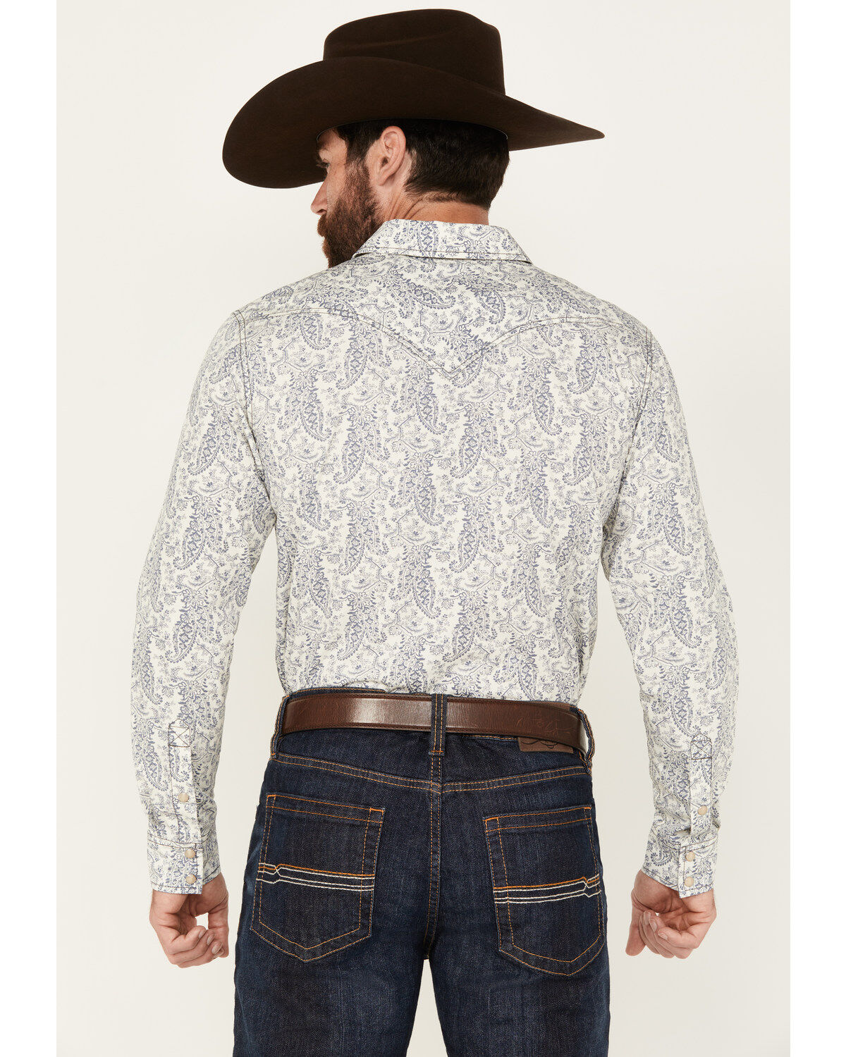Product Name:  Cody James Men's Dagget Paisley Print Long Sleeve Snap Western Shirt - Big