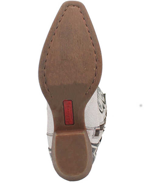 Image #7 - Laredo Women's Shawnee Western Boots - Snip Toe, Black/white, hi-res