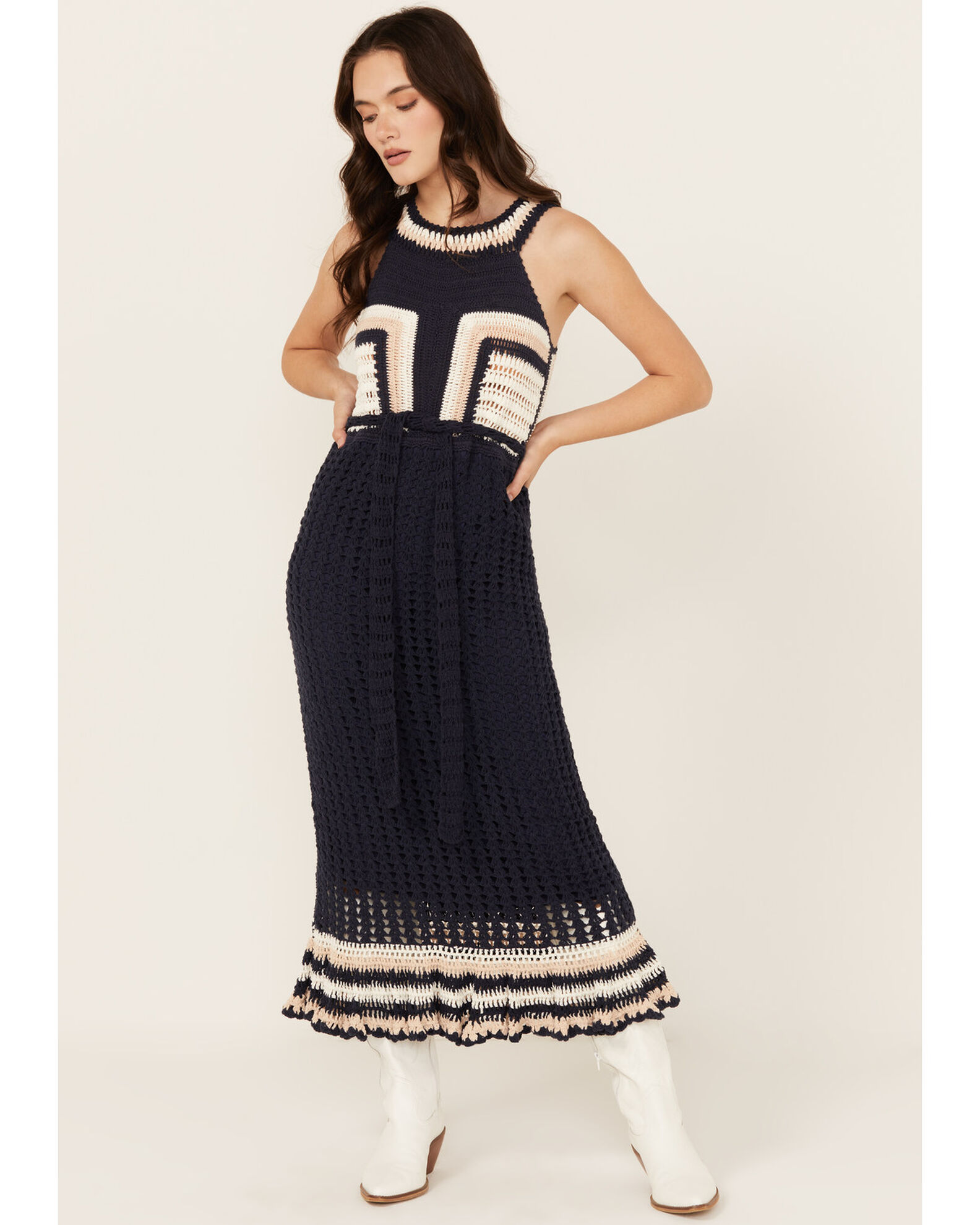 Product Name Cleobella Women s Drew Hand Crochet Midi Dress