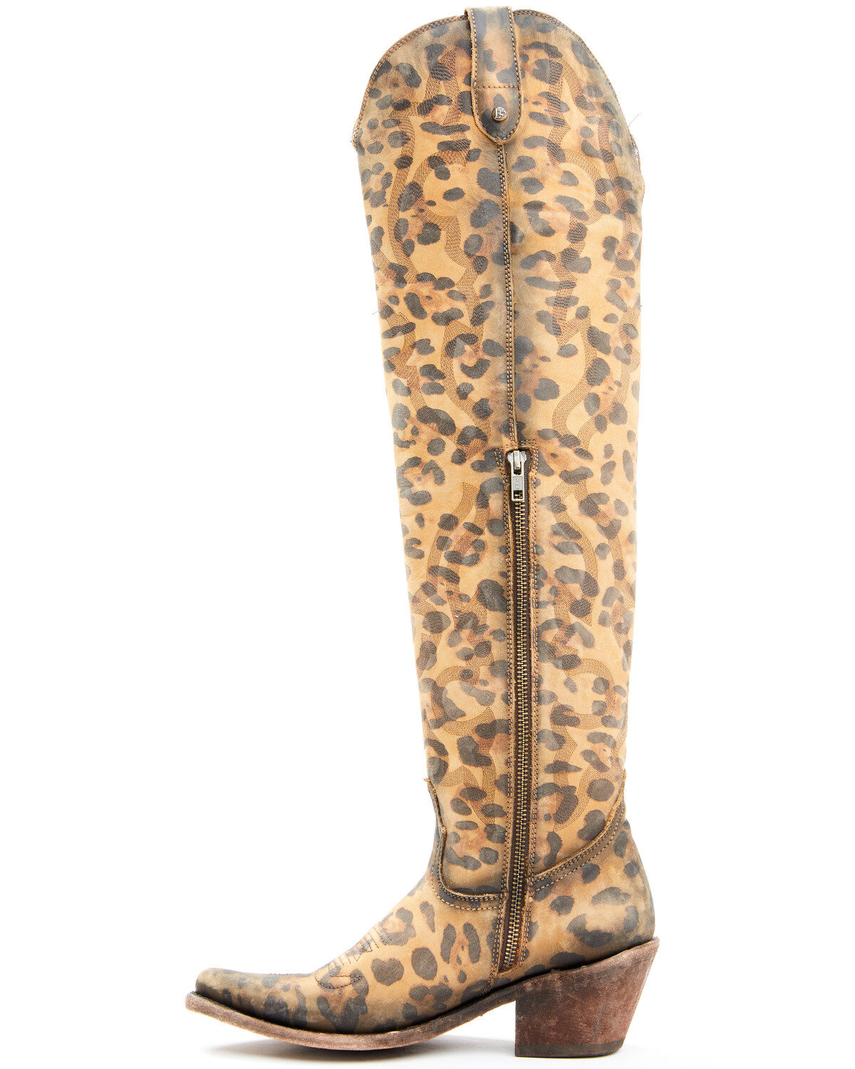 liberty black cheetah booties