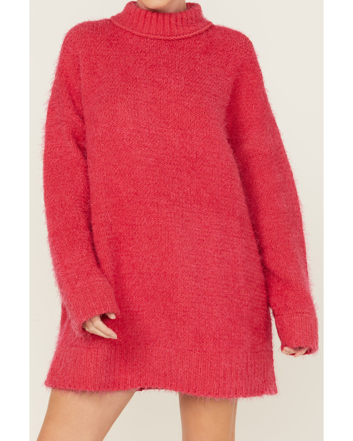 Image #3 - Show Me Your Mumu Women's Timmy Tunic Sweater, Hot Pink, hi-res