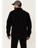 Dakota Grizzly Men's Solid Major Long Sleeve Button Down Western Flannel Shirt , Black, hi-res