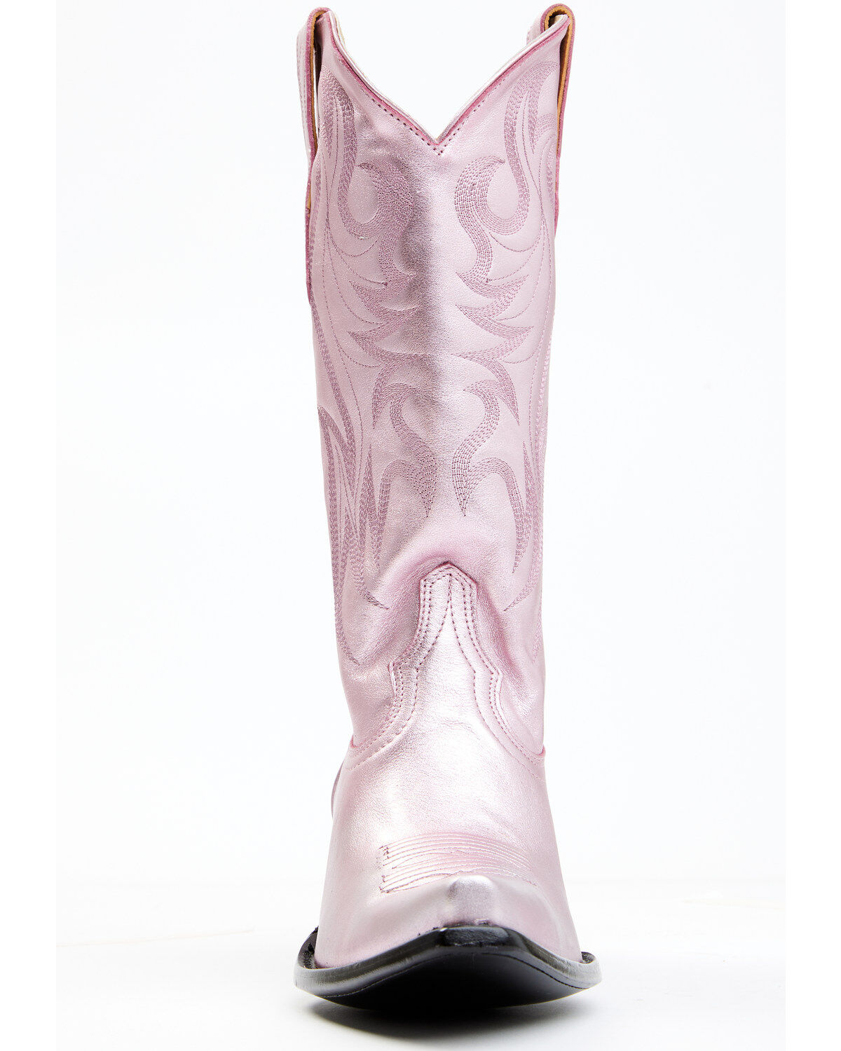 Image #5 - Idyllwind Women's Metallic Leather Western Boot - Snip Toe, Pink, hi-res
