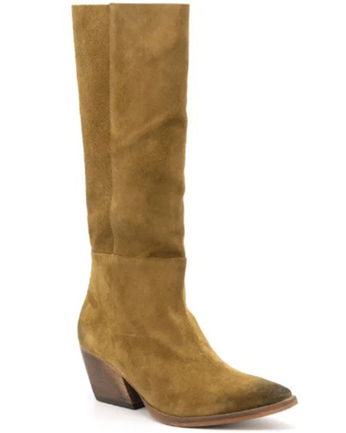 Golo Shoes Women's Brandy West Western Boots - Round Toe, Brandy Brown, hi-res
