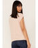 Image #4 - Cleo + Wolf Women's Motorcycle Raceway Vintage Graphic Tee, Peach, hi-res