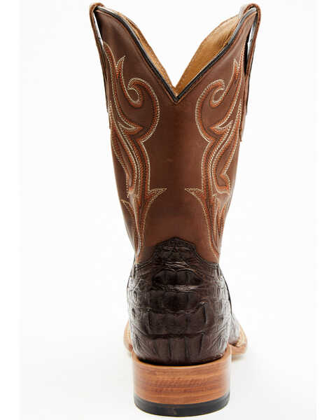 Image #5 - Cody James Men's Exotic Caiman Western Boots - Broad Square Toe, Brown, hi-res