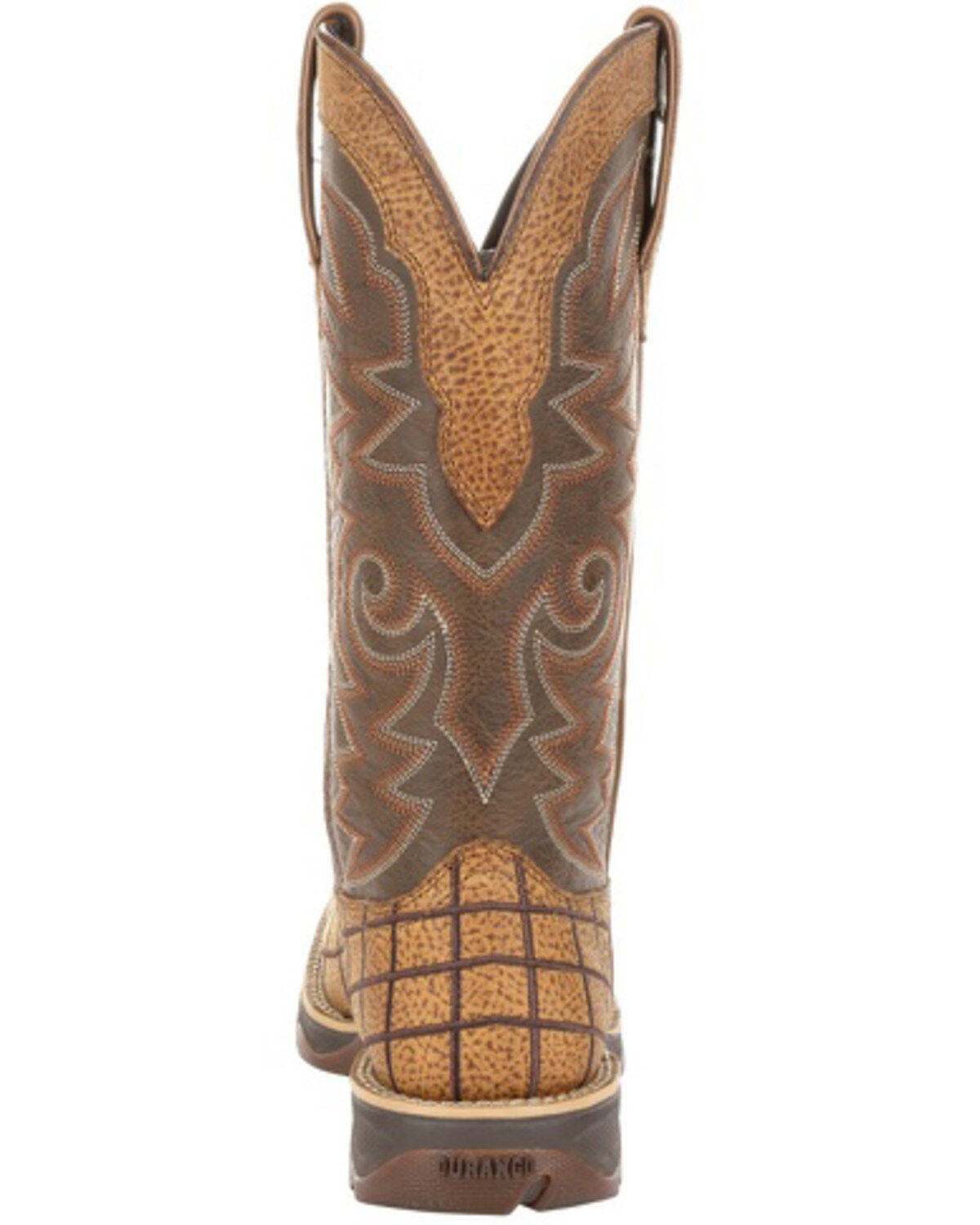 Image #4 - Durango Women's Lady Rebel Patchwork Western Boots - Square Toe, , hi-res