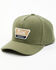 Brixton Men's Linwood Logo Ball Cap, Olive, hi-res