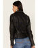 Mauritius Women's Christy Scatter Star Leather Jacket , Black/blue, hi-res