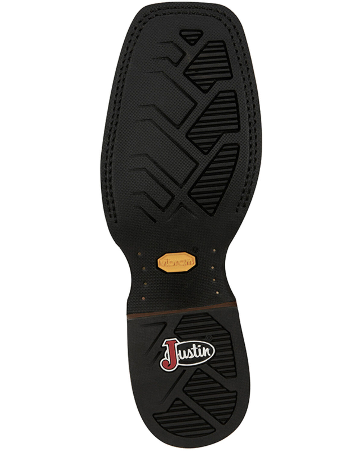 Image #7 - Justin Men's Shane Frontier Performance Western Boots - Broad Square Toe, Black, hi-res