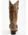 Image #5 - Dan Post Women's Faux Python Tall Western Boots - Snip Toe, Honey, hi-res