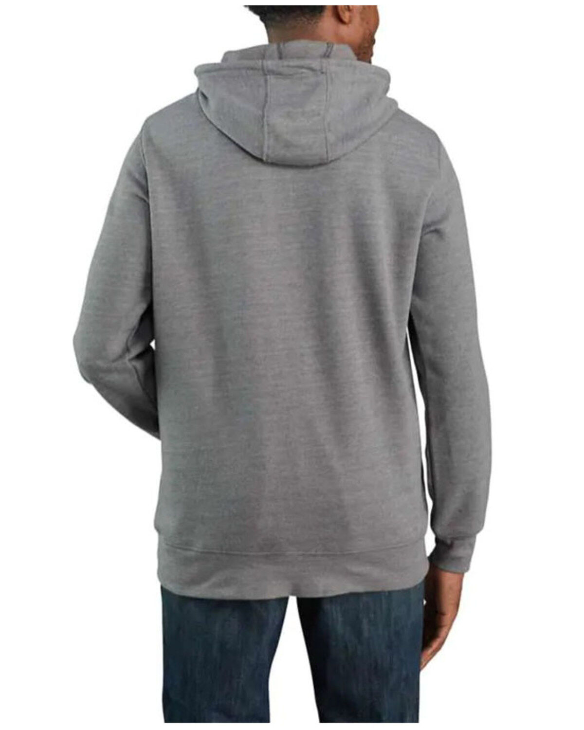 Image #2 - Carhartt Men's FR Force Logo Graphic Midweight Hooded Work Sweatshirt, , hi-res