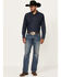 Image #1 - Ariat Men's M2 Medium Wash Relaxed Bootcut Stretch Denim Jeans - Big, Medium Wash, hi-res