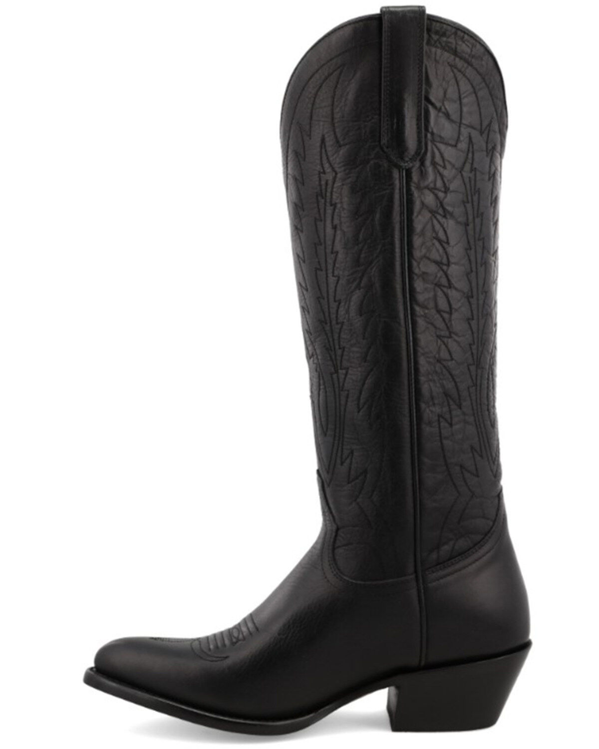 Image #3 - Black Star Women's Eden Stitched Onyx Western Boot - Round Toe, Black, hi-res