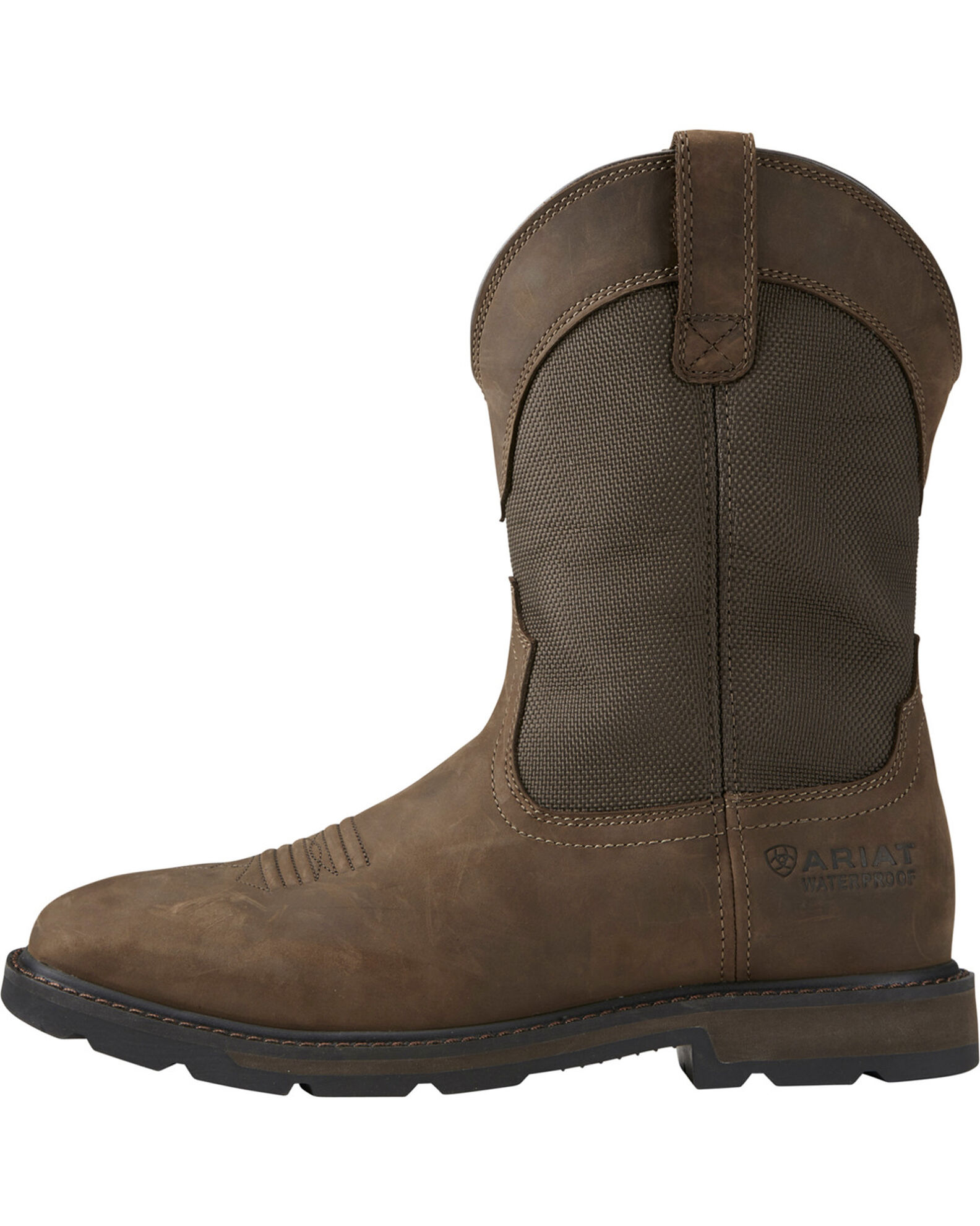Ariat Men s Groundbreaker Steel Toe Work Boot Brown Size 10.5