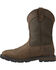 Image #2 - Ariat Groundbreaker Waterproof Western Work Boots - Steel Toe, Brn Bomber, hi-res
