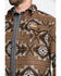 Image #4 - Powder River Outfitters Men's Southwestern Jacquard Shirt Jacket, Brown, hi-res