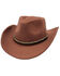 Nikki Beach Women's Cognac Blaze Fedora Hat, Cognac, hi-res