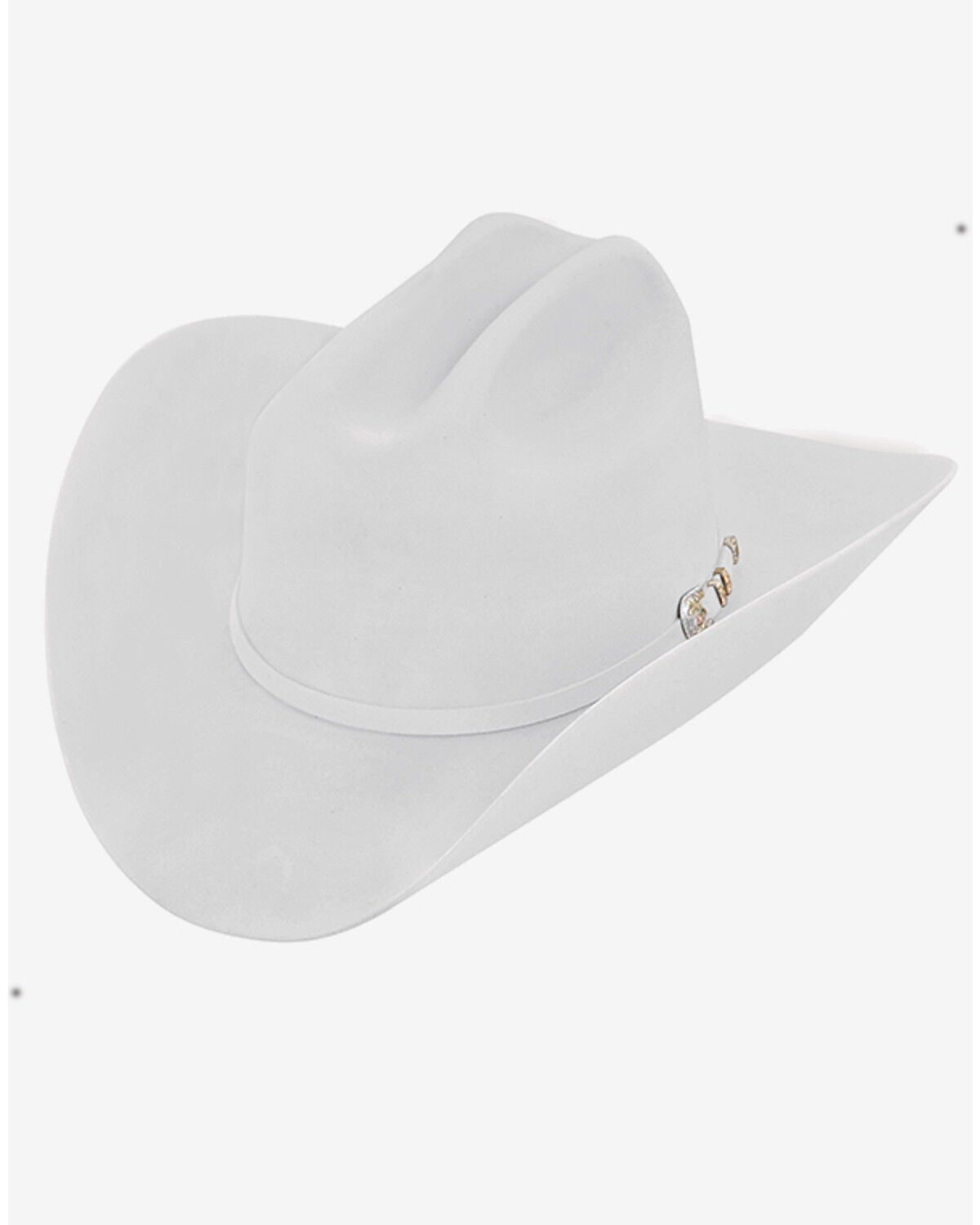 Image #1 - Larry Mahan Superior 500X Felt Cowboy Hat, White, hi-res