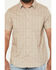 Image #3 - Brothers and Sons Men's Alva Plaid Print Short Sleeve Button-Down Western Shirt, White, hi-res