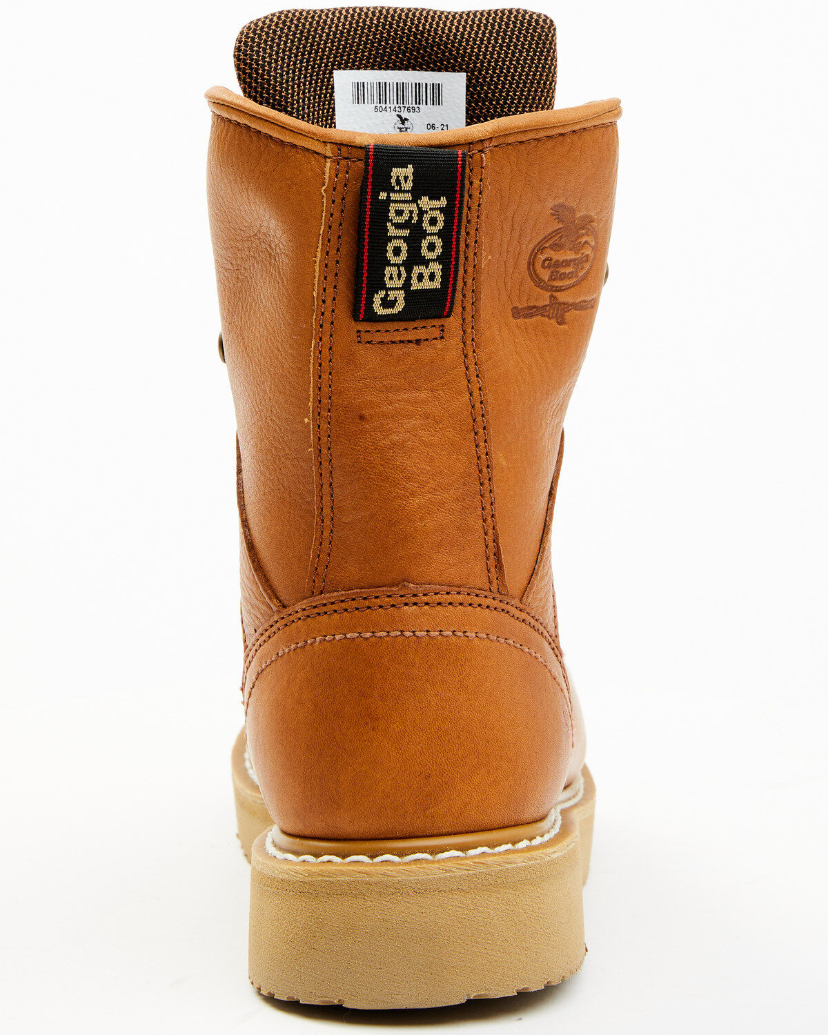Image #6 - Georgia Men's Barracuda Wedge Work Boots, Brown, hi-res
