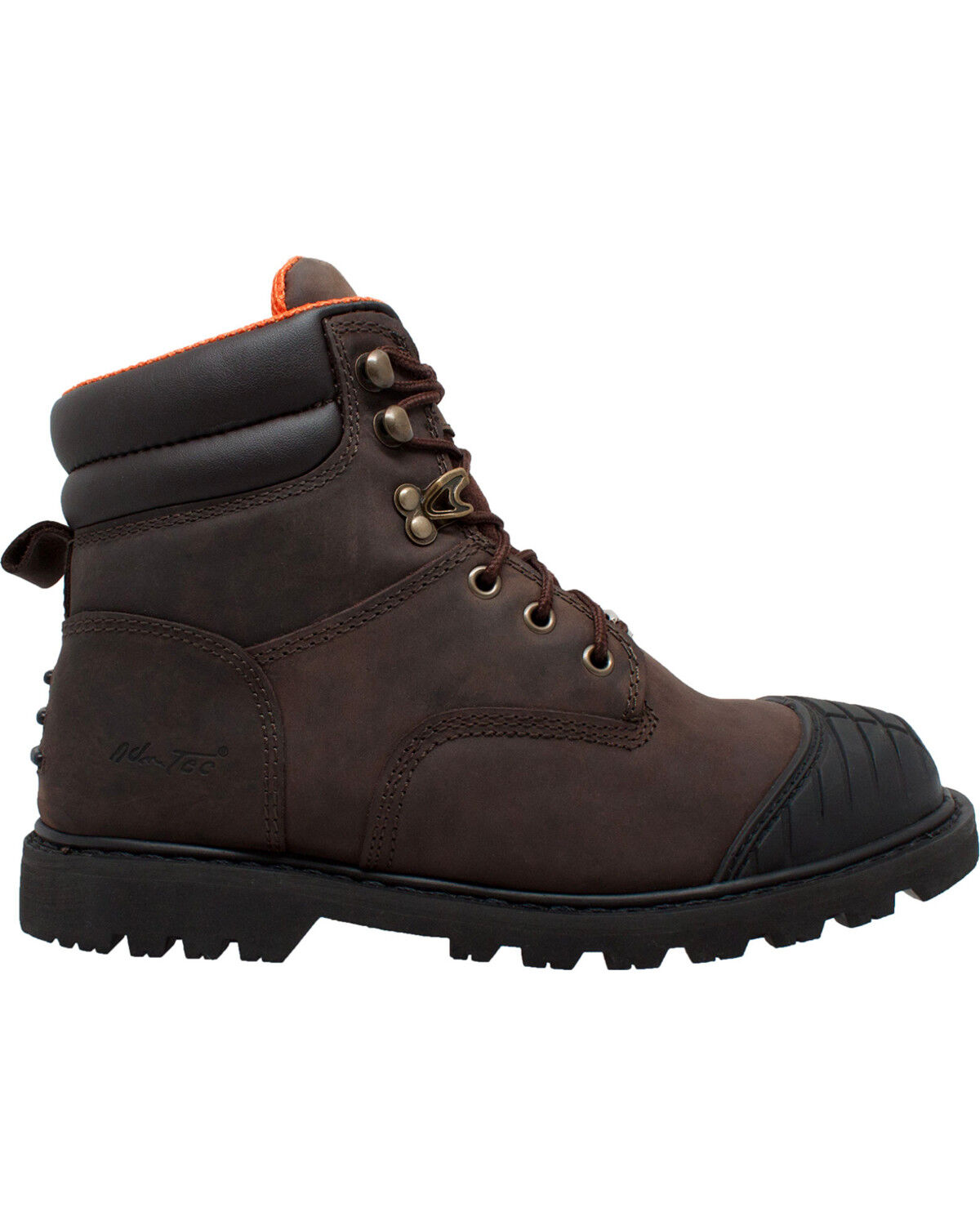 Image #2 - Ad Tec Men's 6" Oiled Leather Work Boots - Steel Toe, , hi-res