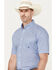 Image #2 - Roper Men's Geo Print Short Sleeve Button Down Western Shirt, , hi-res