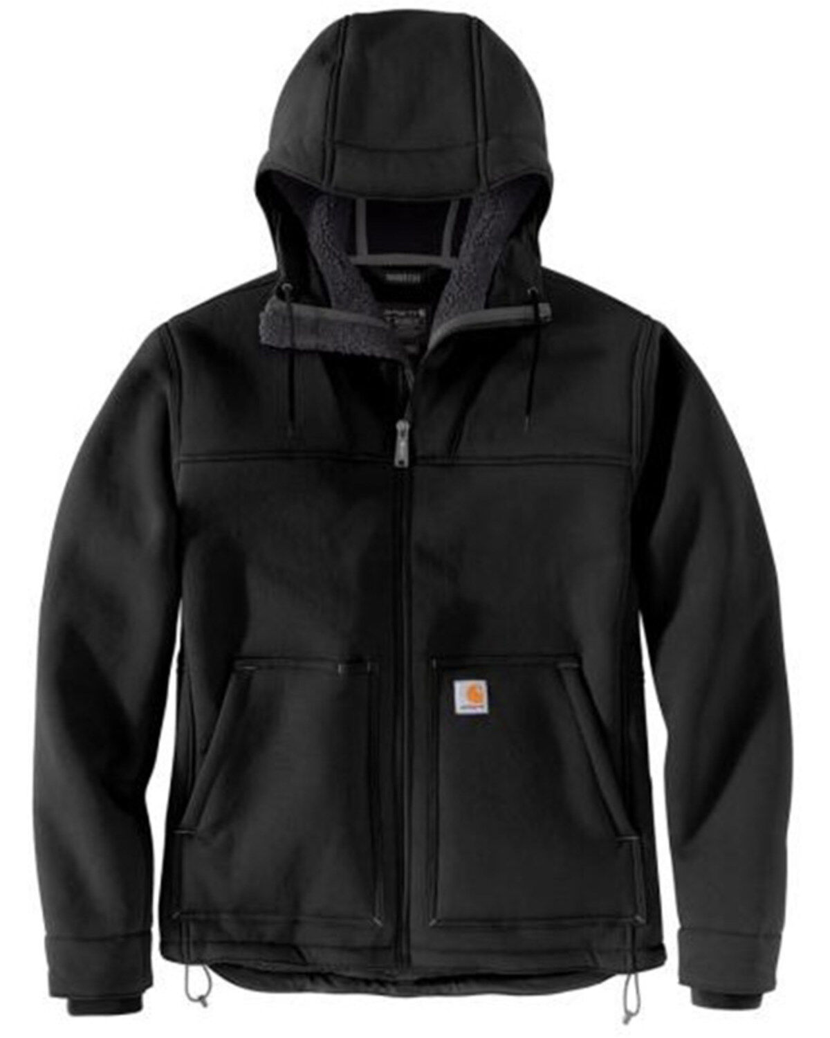 Image #1 - Carhartt Men's Super Dux Relaxed Fit Sherpa-Lined Work Active Jacket, Black, hi-res