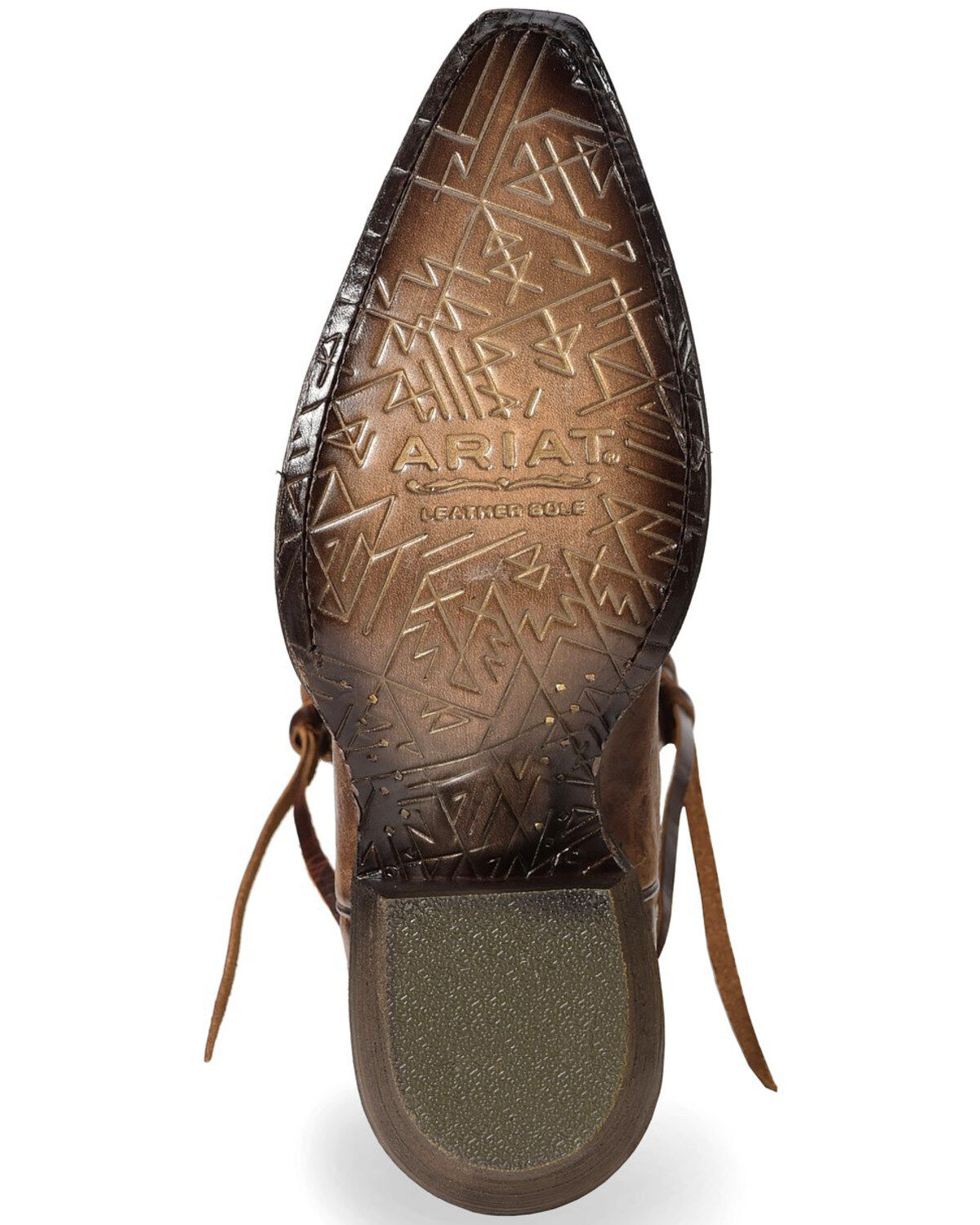 Image #5 - Ariat Women's Tan Thunderbird Overlay Cowgirl Boots - Snip Toe, , hi-res