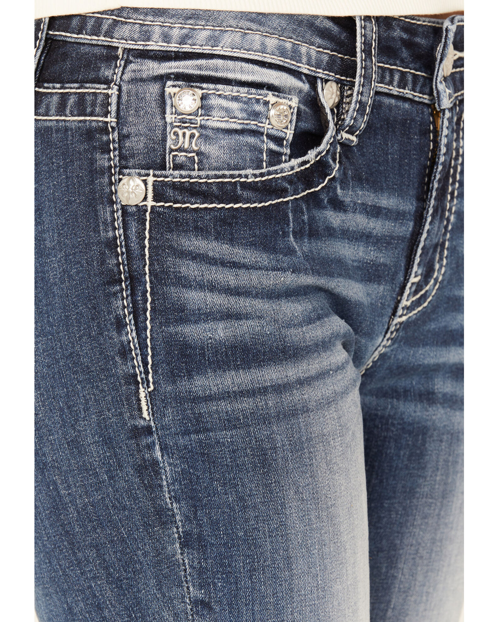 Product Name Miss Me Women s Dark Wash Mid Rise Stretch Bootcut Jeans