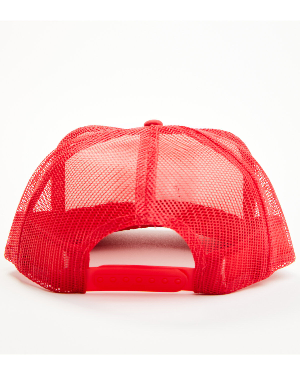 Image #3 - Rodeo Hippie Women's Bronco Buster Ball Cap, Red, hi-res