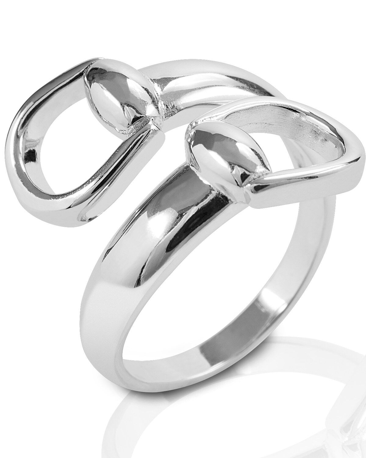 Image #1 - Kelly Herd Women's New Bit Ring, Silver, hi-res