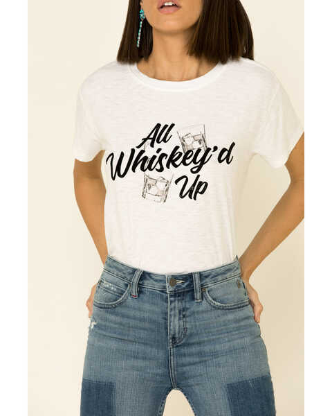 White Crow Women's All Whiskey'd Up Graphic Tee , White, hi-res