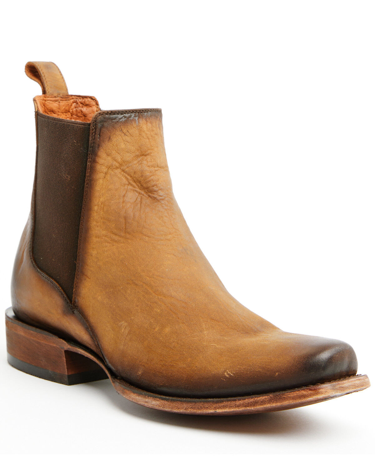Image #1 - Moonshine Spirit Men's Dwight Chelsea Boots - Square Toe, Tan, hi-res