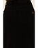 Image #4 - Vibrant Denim Women's Denim Maxi Skirt, Black, hi-res