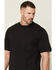 Image #3 - Hawk Men's Skull Short Sleeve Graphic Work T-Shirt, Black, hi-res