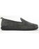 Minnetonka Women's Shay Suede Slip-On Shoes - Round Toe, Charcoal, hi-res