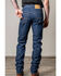 Image #2 - Zach Top X Kimes Ranch Men's Dark Wash Mid Rise Knife Pocket Bootcut Rigid Denim Jeans, Dark Medium Wash, hi-res