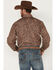Image #4 - Stetson Men's Paisley Print Long Sleeve Snap Shirt, Brown, hi-res