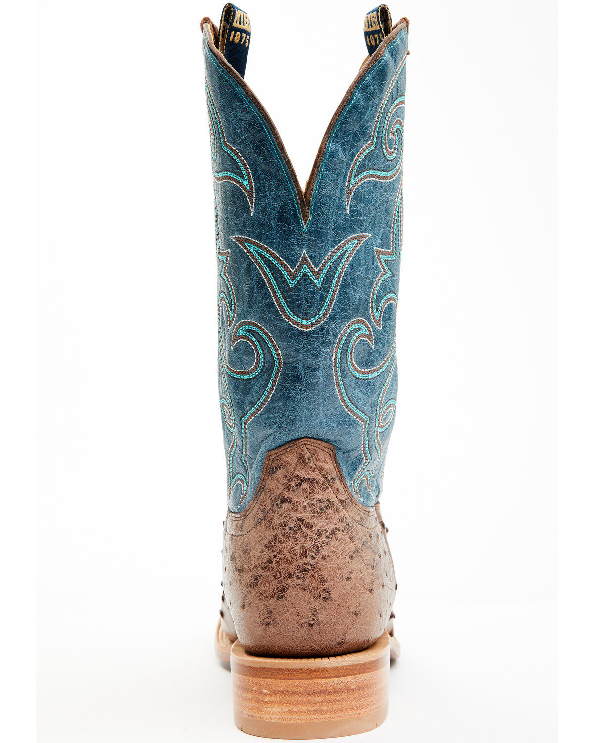 Image #5 - Hyer Men's Jetmore Exotic Ostrich Western Boots - Broad Square Toe, , hi-res