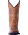 Laredo Women's Anita Western Boots - Broad Square Toe, Tan, hi-res
