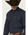 Image #2 - Ariat Men's Canyon Paisley Print Long Sleeve Button-Down Western Shirt - Tall, Blue, hi-res