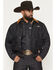 Image #1 - Wrangler X Filson Men's Sherpa Lined Denim Trucker Jacket, Indigo, hi-res