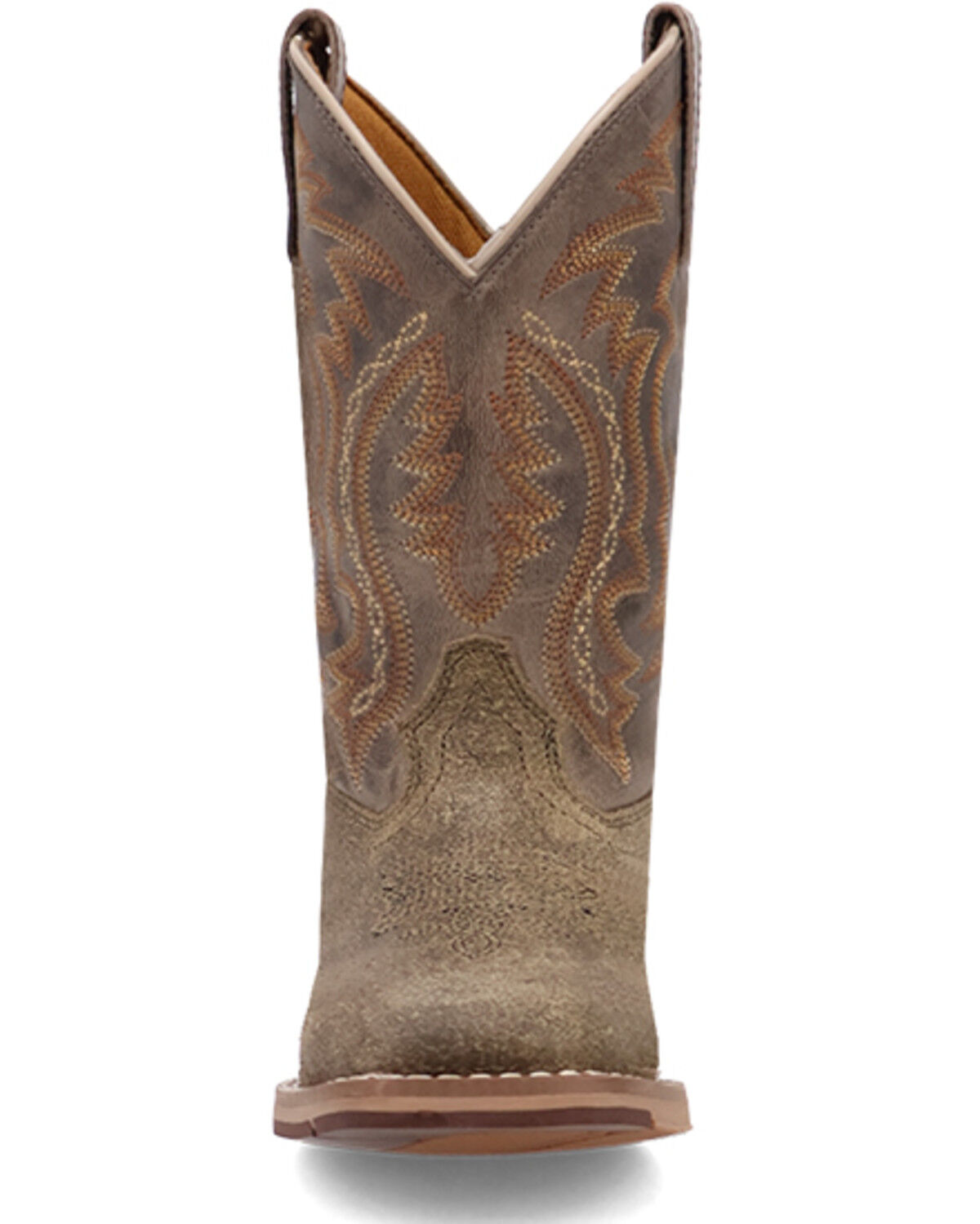 Image #4 - Dan Post Little Boys' Beasley Western Boots - Broad Square Toe, Grey, hi-res