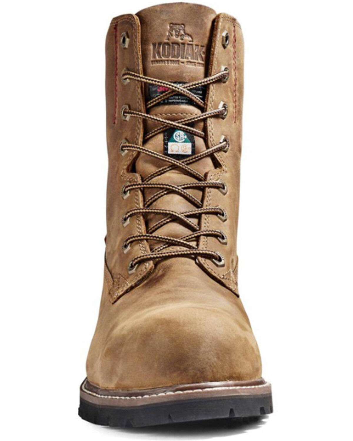 Image #4 - Kodiak Men's 8" Mckinney Waterproof Insulated Work Boots - Composite Toe, Brown, hi-res