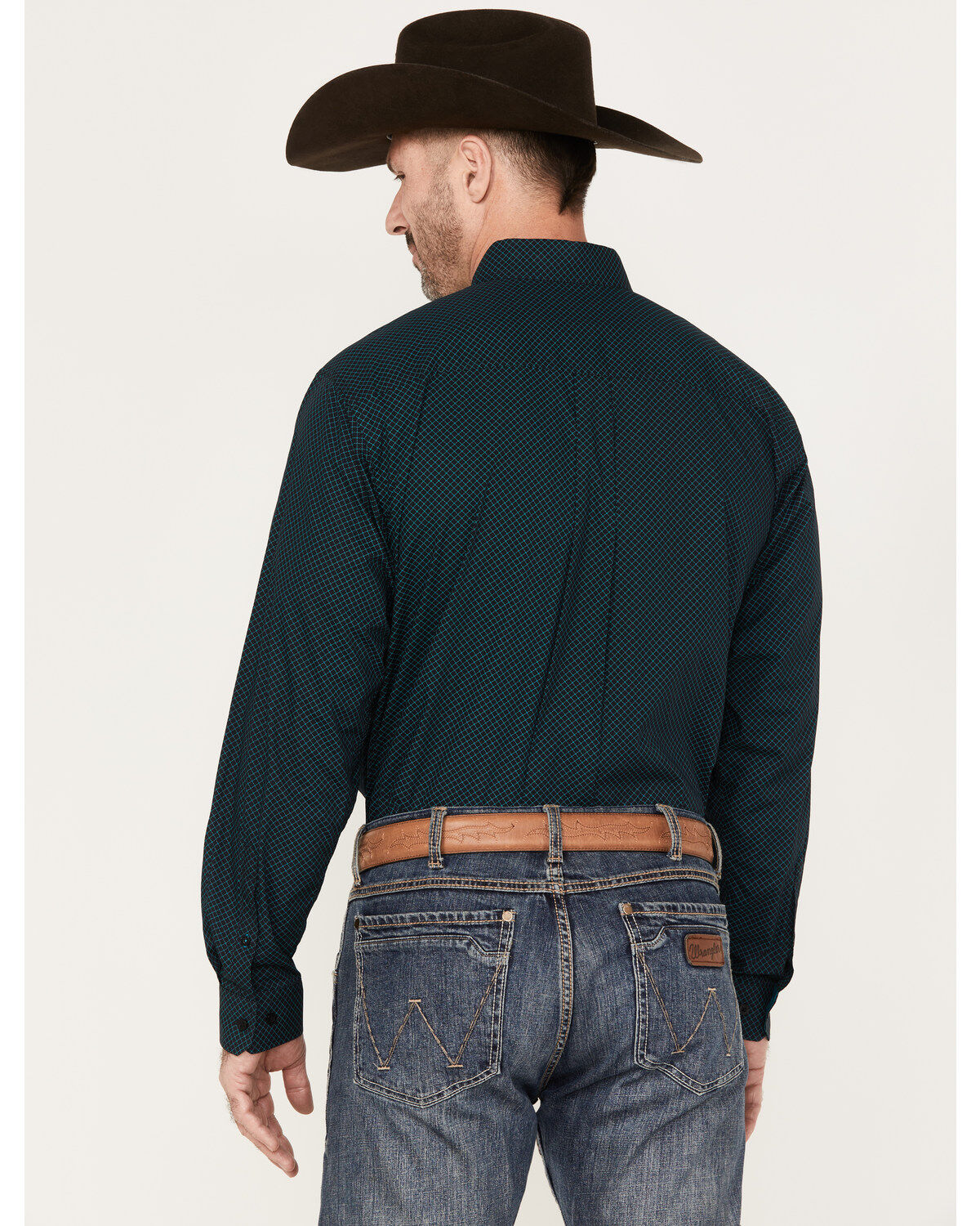 Image #4 - Cinch Men's Geo Print Button Down Long Sleeve Western Shirt, , hi-res